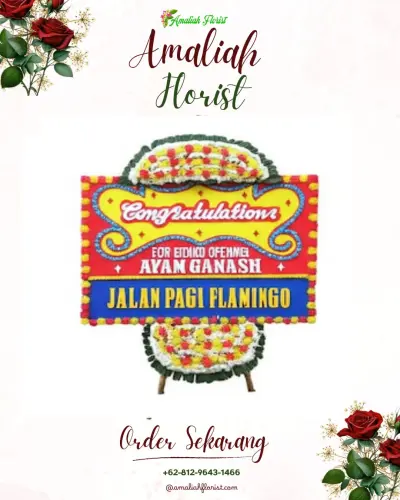 Bunga Papan Congratulation di Selokbesuki